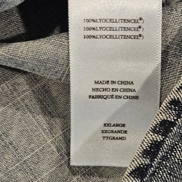 Rails SZ XXL Peasant Blue Filomena Flutter Short Sleeve Boxy Top Blouse - Picture 9 of 12